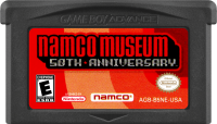 Namco Museum 50th Anniversary GameBoy Advance US box art